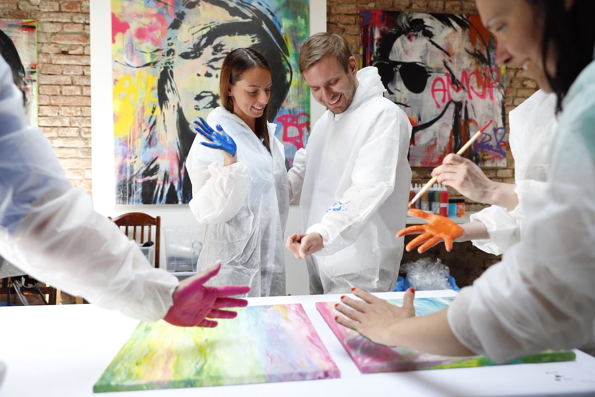 Malování jako teambuilding pro firmy