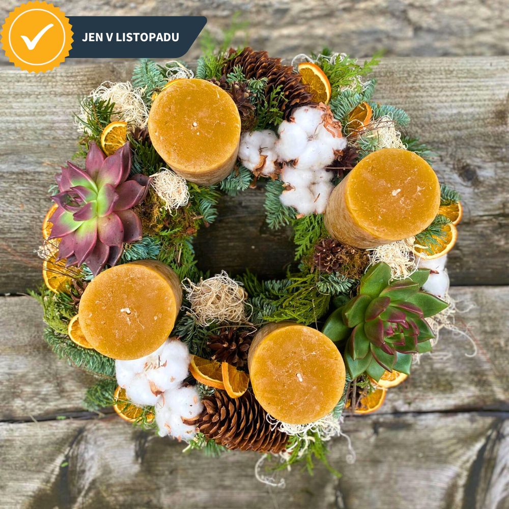 Výroba vánočních věnců