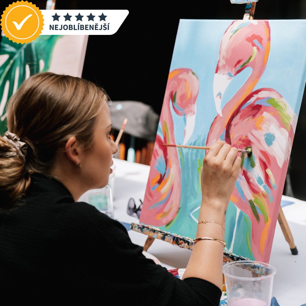 Malování akrylovými barvami s klasickými a tematickými předlohami