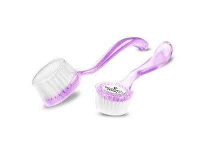 manicure pedicure brush violet