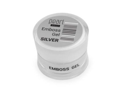 Pearl Nails  - Emboss Gel (több színben) - Ezüst
