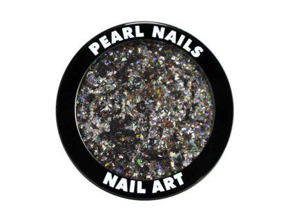 Pearl Nails - Holo Flitters - Black