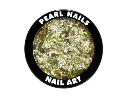 Pearl Nails - Holo Flitters - Gold