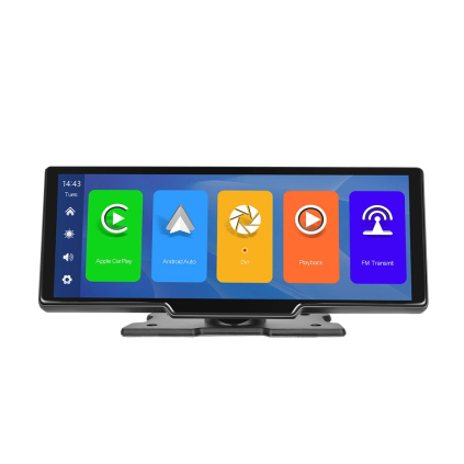 Autorádio  Podofo A3086 - T86DVR - 9,3", Carplay, Android auto, Mirror Cast, 1600x600,