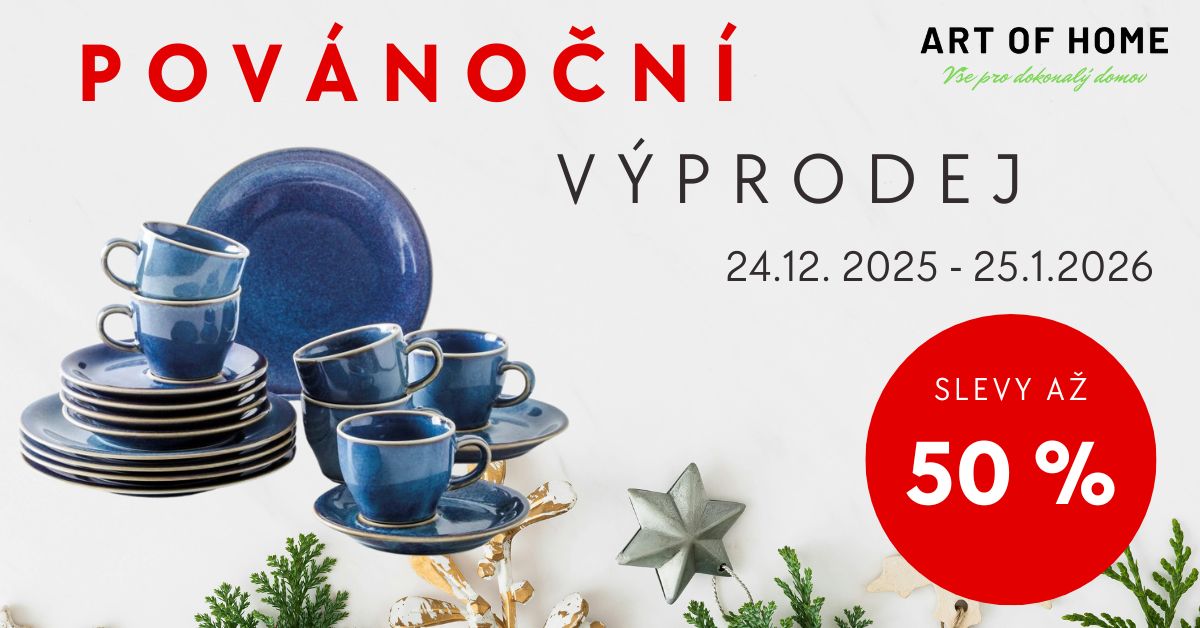 Povánoční výprodej - porcelán