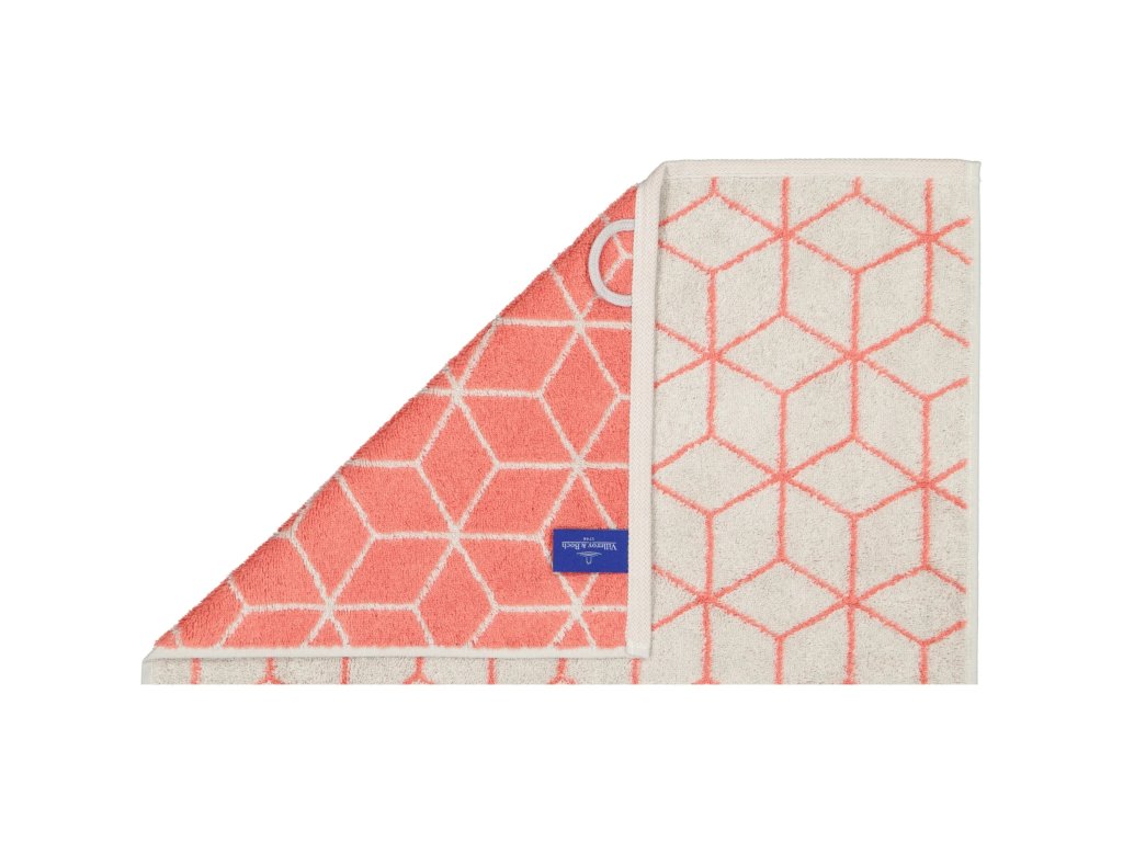 Villeroy & Boch Carré Colors ručníky Linen/coral