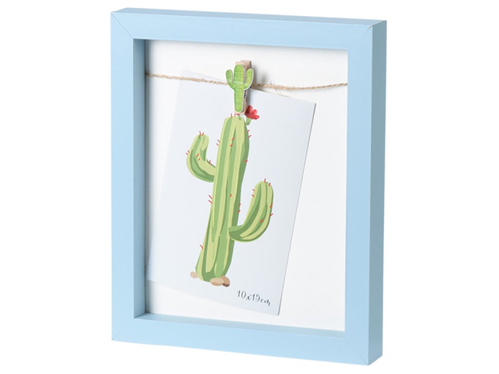 12385 fotoramecek color 23x19cm modry ram