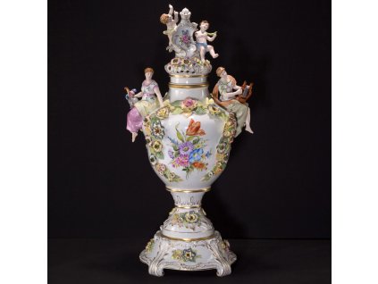Aelteste Volkstedter Porcelánová váza Potpourri