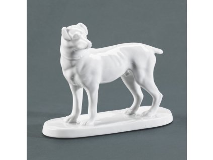 Aelteste Volkstedter Porcelánová soška "Foxteriér"