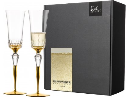 EISCH CHAMPAGNER EXKLUSIV Sada 2 sklenic na šampaňské zlatá