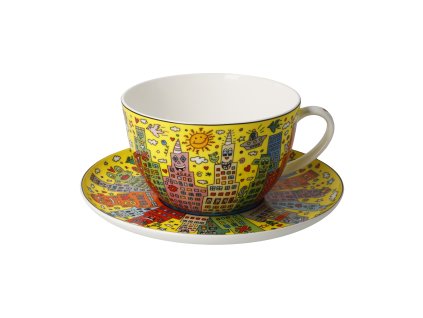 Goebel James Rizzi My New York City Sunset Cappuccino šálek