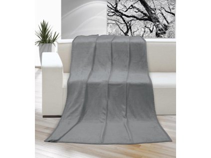 17576 17576 1 deka micro jednoluzko 150x200cm seda