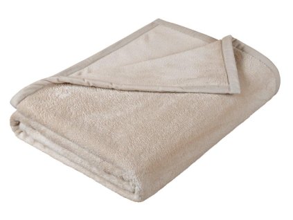 17360 17360 1 detska micro deka 100x150cm bezova