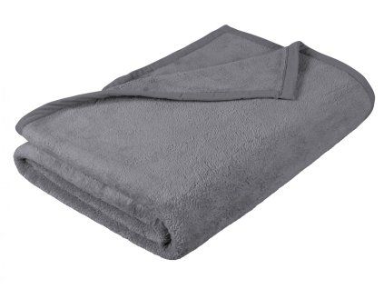 17366 1 detska micro deka 100x150cm seda