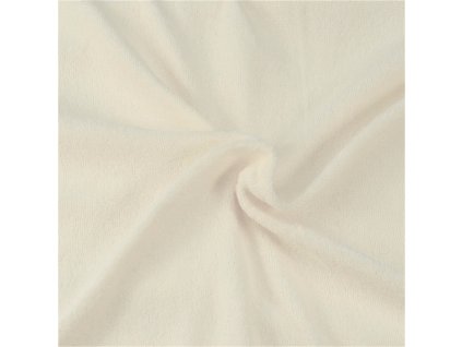 Froté prostěradlo na vysokou matraci smetanové (Rozměr 180x200 dvojlůžko)