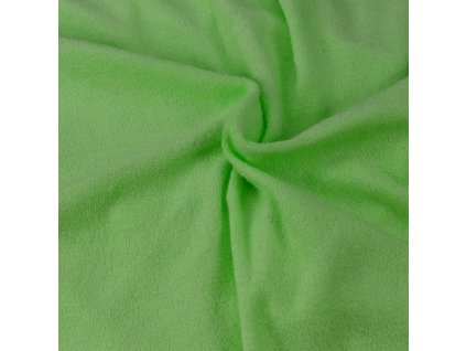 Froté prostěradlo světle zelené (Rozměr Dětské 60x120)