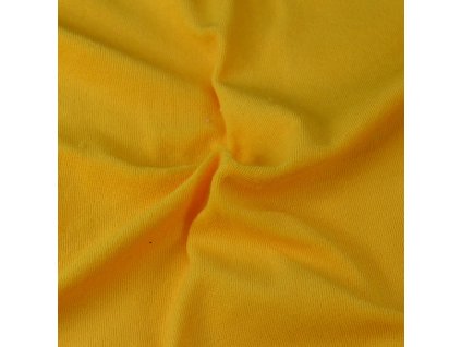 Froté prostěradlo sytě žluté (Rozměr Dětské 60x120)