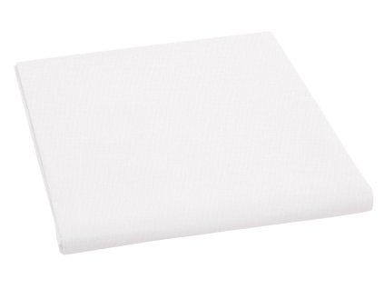 Hotelové dvojlůžkové prostěradlo bavlněné 145g/m2 bílé (Rozměr 220x230)