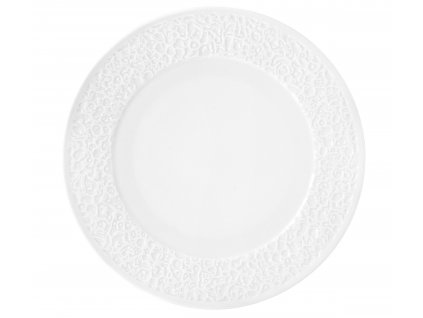 Seltmann Weiden Nori White Uni Mělký talíř 28 cm úzký dekor