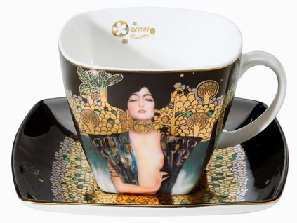 Goebel Klimt Kávový šálek s podšálkem Judith I