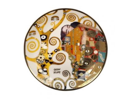 Goebel Klimt Mini talíř na zeď Naplnění
