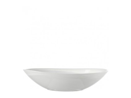 164012 leonardo alabastro miska ovalna 22 cm bila