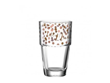 164225 leonardo solo sklenice na latte macchiato ruzova hneda