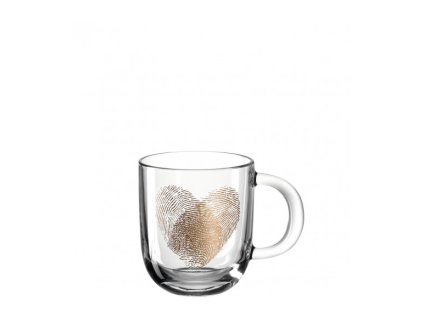 164297 leonardo emozione hrnek 400ml srdce otisk prstu
