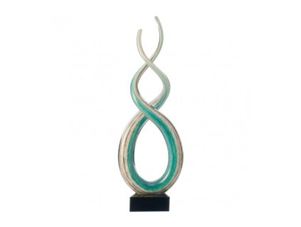 164498 leonardo sculpture skulptura 38 cm bila tyrkys