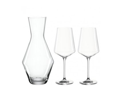 164657 leonardo puccini set karafy a dvou sklenic na vino