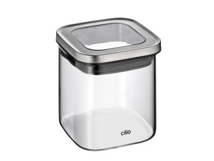 Dóza CUBO 650 ml, hranatá, Cilio