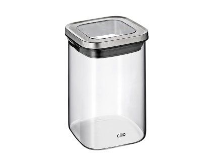 Dóza CUBO 1 L, hranatá, Cilio