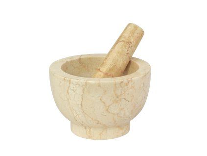 Hmoždíř mramorový béžový 13 cm, Cilio