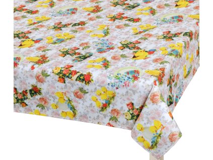 Velikonoční ubrus kuřátka (Rozměr 120x140)