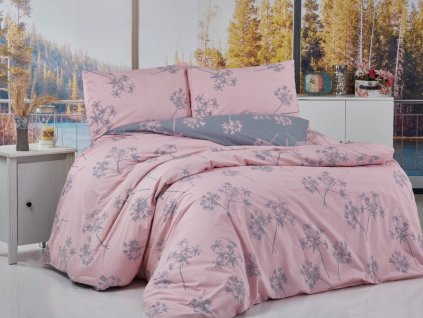 Bavlněný povlak na polštář Liana pink (Rozměr 30x40)