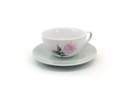 17067 cajovy salek s podsalkem rose