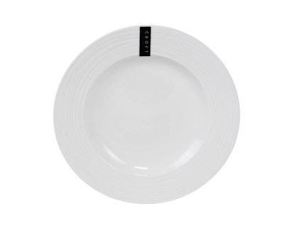 Dezertní talíř Croft – materiál porcelán, <span>ø </span>20,5 cm, bílá, jemně zdobené okraje.