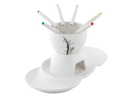 15981 fondue s trojtacem a napichovatky black