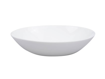 Hluboký talíř Aura Opal – materiál opálové sklo, ø 20 cm, bílá.