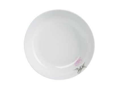 Hluboký talíř Rose White 20cm