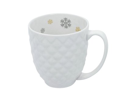 Hrnek Cross Vánoce, 500ml, stříbrná vločka