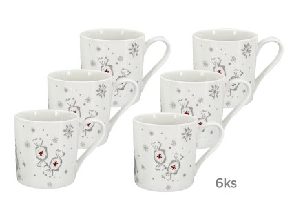 22494 2 hrnek koleda 350ml set 6 ks