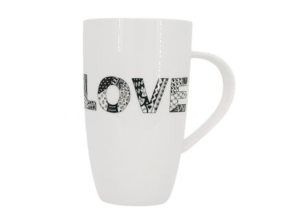 Hrnek Patchwork Love, 600 ml