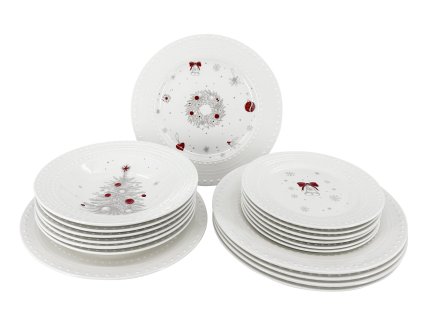 22455 jidelni souprava embos koleda 18 ks