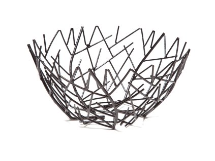 1720 miska na ovoce kulata cernohneda