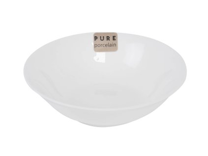 Miska Pure – porcelán, ø 17,5 cm, bílá.