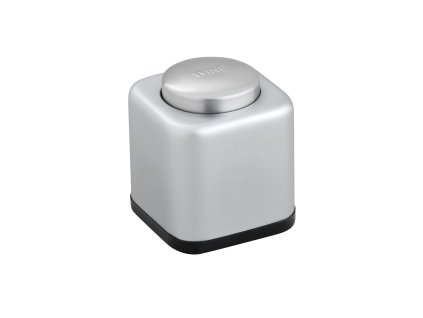 1666 nerezova zatka na vino hranata nerez matna