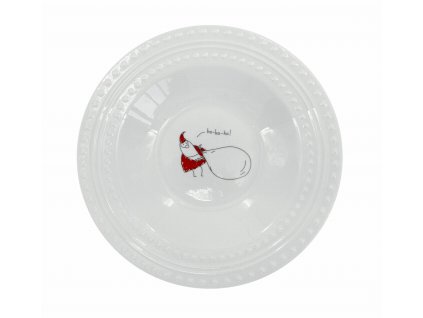 19641 2 polevkovy talir embos line xmas 23cm