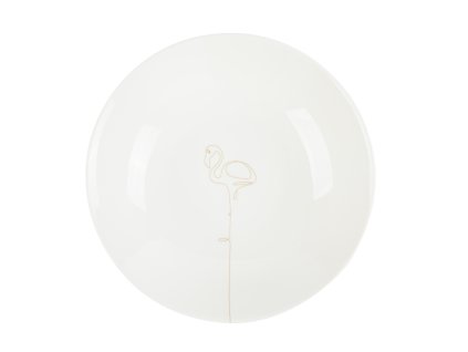 2485 polevkovy talir flamingo 21cm