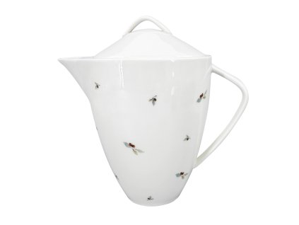 Porcelánová konvice Croft Berries s elegantním dekorem bobulí, vhodná pro čajové servírování.